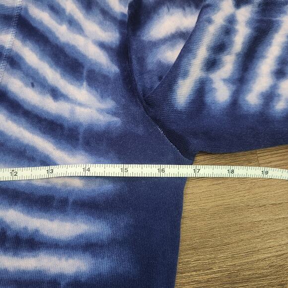 Tory Burch Cotton Knit Cardigan XS Casual Cozycore Designer Tie‎ Dye - Picture 6 of 7